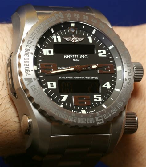 breitling first pilot watch with elt|breitling emergency ii.